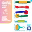 Clay and Play Dough Tools Six Piece Set - Ages 3 & Up DIMROM (47pcs)