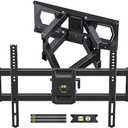 Full Motion TV Wall Mount for Most 37"-84" Flat Screen TV, Swivel or Tilt TV Wall Bracket with Dual Articulating Arms, for 12"-16" Wood Studs, Max VESA 600x400mm, Load 120 lbs by USX MOUNT