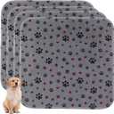 Washable Pee Pads for Dogs,4 Pack Extra Large 24"x24" Super Absorbent Reusable Puppy Pads,Non-Slip 100% Waterproof Dog Pee Pads,Pet Training Pads for Couch, Crate,Potty Training,Floor