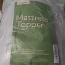 Niagara Sleep Solution Ultra Soft Full Size Mattress Topper - Viscose Made from Bamboo Pillow Top Mattress Pad for Back Pain Relief - Naturally Cooling for Hot Sleepers, Green
