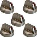 DG94-03500A/Z Gas Stove Knobs Fit for Samsung Stove Models NX60T8111SS NX60T8311SS NX60T8711SS NX60T8751SS Replacement for DG94-04167 DG94-03500U