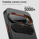 SURITCH for Google Pixel 9/9 Pro Phone Case, Compatible with MagSafe, Protective Cover with Camera Cover & Adjustable Metal Kickstand for Pixel 9/9 Pro -Black