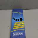 Plantar Fasciitis Feet Insoles Arch Supports Orthotics Inserts Relieve Flat Feet, High Arch (Mens 13-13 1/2) (Gray)