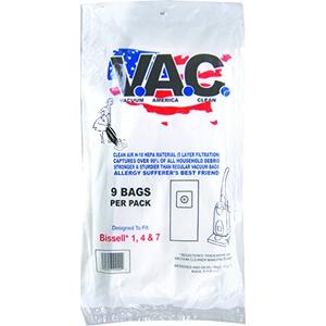 VACUUM AMERICA CLEAN VAC 16 Bissell 1 Thru 7 H-10 Hepa Filtration (Pack of 9)