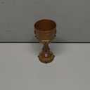 Suclain 6 Pcs Medieval Molded Crown Goblets 8 oz Gold Jeweled chalice Vintage Plastic Goblet King Queen Party Chalice Medieval Party Decorations for Carnival Drinking Supplies