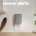 Ring Chime  Enhanced audio for real-time alerts you can hear from anywhere, easy plug-in setup, simple wifi & Bluetooth connectivity, sleek design, White