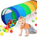 Kids Play Tunnel for Toddlers, Baby Tunnel Pop Up Tunnels for Kids to Crawl Through, Collapsible Toddler Tunnel Tent Breathable Mesh Tube Pet Crawl Indoor Outdoor Toy