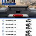 TRUMGETA Low-Noise Light Bar Cab Mount Fit for Ford F-150 2015-2026