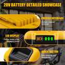 DCB203-2 3Ah 2Pack 20V Battery Replace for Dewalt 20V MAX Battery 20Volt Lithium-ion Battery DCB200 DCB201 DCB205 DCV580 DCB180 Compatible with Dewalt 20V Cordless Tools