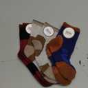 Anlisim Kids Merino Wool Hiking Socks Boys Girls Toddlers Thermal Winter Warm Boot Thick Cushion Gift Socks 6 Pairs 4-7 Years