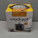 Crock-Pot 2-Quart Manual Slow Cooker, Feeds 2+ People, Great for Small Meals, Dips, & Sides; Removable Stoneware is Oven & Dishwasher-Safe, Black