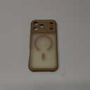 Thomo Magnetic for iPhone 17 Pro Max Case, [Compatible with Magsafe] [Full Camera Protection] Translucent Matte Military Grade Shockproof with Anti-Fingerprint Phone Cover 2025, Brown