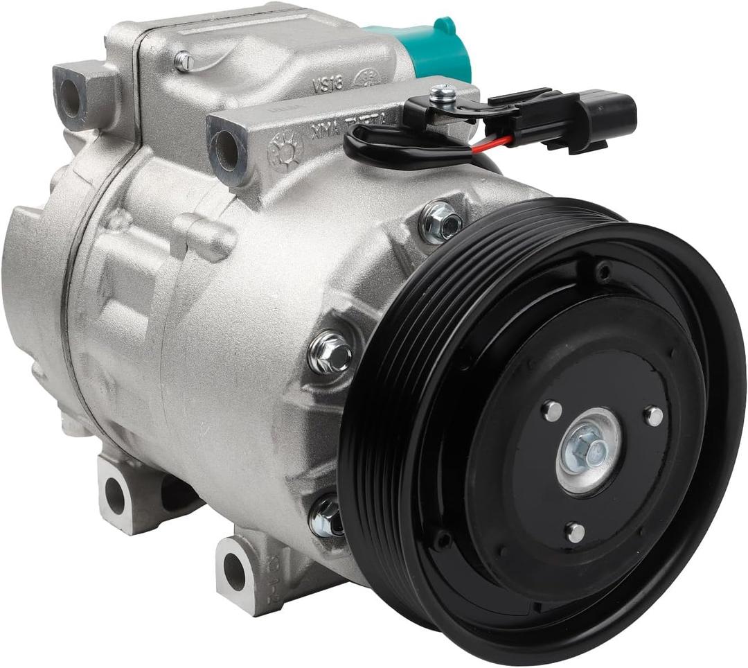 A/C Compressor with Clutch Compatible with 2011-2015 Kia Sorento 2013-2018 Hyundai Santa Fe 2019 Hyundai Santa Fe XL 3.3L 3.5L 97701-1U600