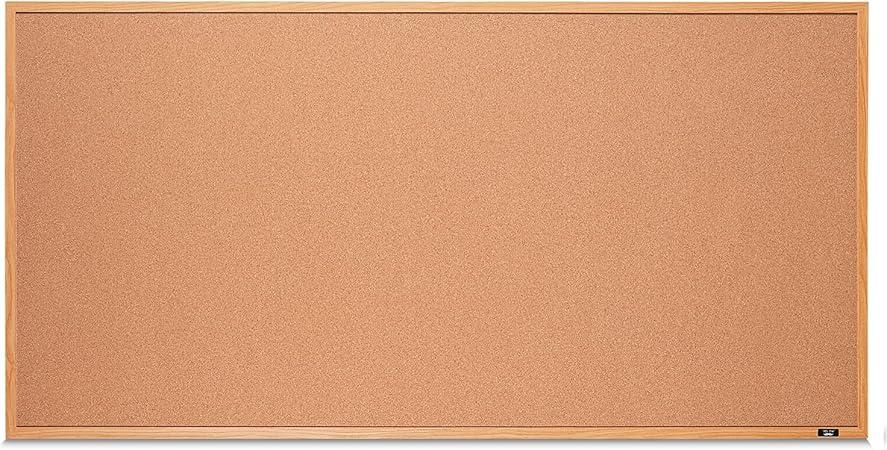 Mr. Pen- Cork Board, 24”x48”, Wood Frame, Cork Bulletin Board, Push Pin Board, Cork Boards for Walls, Corkboards for Wall Cork Board for Office
