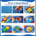 Fidget Blanket for Adults with Dementia, Alzheimer's Sensory Activities for Seniors, Autistic Children Fidget Toys & Toddler Busy Board, Gifts for People with Dementia