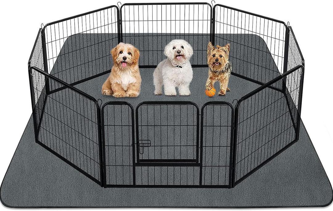 INVENHO Washable Pee Pads for Dogs 72"x72" Reusable Dog Pads Extra Large Upgrade Non-Slip Dog Pee Pads Heavy Absorbency Puppy Pee Pads Quick Dry Whelping Pads/Waterproof Puppy Training Pad