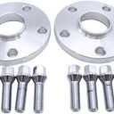 2 pcs/set 15mm Thickness 5x112 PCD Hub Centric 57.1mm Wheel Spacers M14x1.5 Adaptors Fits for most VW AUDI