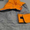 Lelepet Dog Coat Waterproof Dog Jacket Reflective Fleece Vest with Adjustable Buckle & Leash Hole Windproof Cold Weather Coats for Small Medium Large Dogs, Warm Hunting Vest, Orange, XL