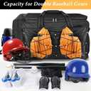 MATEIN Extra Large Catchers Gear Bag, 90 L Baseball Bag with Vented Shoes Compartment and Bat Holder for Baseball Equipment, Softball Duffle Fits Batting Mitten, Tball Gear, Helmet for Adult Men