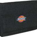 Dickies Men's Nylon Trifold Wallet (Black Fabric)