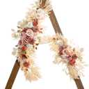 Wedding Arch Flowers, Artificial Flowers for Decoration, Large Flower Swag for Boho Styles Wedding Ceremony Floral Decor - Pack of 2