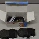 QUMY Dog Shoes for Large Dogs, Medium Dog Boots & Paw Protectors for Winter Snowy Day, Summer Hot Pavement, Water-Resistant in Rainy Weather, Outdoor Walking, Indoor Hardfloors Skid-Resistant Sole (Size 1: 1.8''x2.3''(W*L) (Pack of 4))