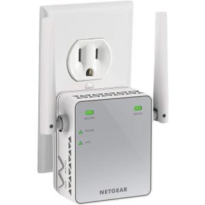 NETGEAR Wi-Fi Range Extender EX2700 - Coverage Up to 800 Sq Ft and 10 Devices with N300 Wireless Signal Booster & Repeater (Up to 300Mbps Speed), and Compact Wall Plug Design