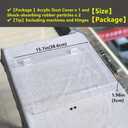 Turntable Dust Cover for Audio AT-LP70X-T-e-c-h-n-i-c-a, Clear Vinyl Record Player Protection