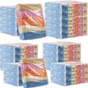 25Pcs Clear Vinyl Zippered Storage Bags - Blanket & Bed Sheet Organizer for Closet Linen & Sweater (16*12*4 inches(10Pcs)&10.5*10.5*2.4inches(15Pcs))