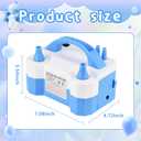 Electric Balloon Pump,Portable Electric Balloon Blower Machine Balloon Air Pump Dual Nozzle,for Birthday Shower Balloons Party Decorations