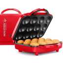 Holstein Housewares Cupcake Maker, Non-Stick Coating, Red - Makes 12 Full Size Cupcakes, Muffins, Cinnamon Buns, and much more for Birthdays, Holidays, Bake Sales or Special Occasions