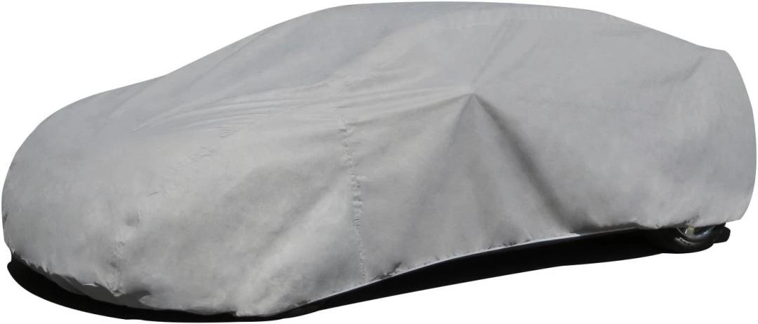 Budge Protector III Car Cover, 3 Layer Moderate Weather Protection, Water Resistant and Dustproof, Fits Wide Cars up to 16' 5"