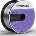 E308LFC-O .035-Diameter Stainless Flux Core Welding Wire, 0.9mm SONNLER 2-pound Stainless Steel Welding Wire, Low Splatter Stainless Steel MIG Wire Compatible With All MIG Welder