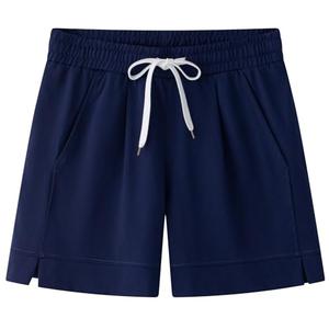 Vcansion Women's Athletic Running Shorts with Pockets 5" Shorts for Women Lounge Walking Workout Dark Blue US XL