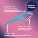 (2 pack) DenTek Comfort Clean Sensitive Gums Floss Picks, Soft & Sleek Ribbon Floss, 150 Count
