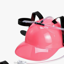 1 Pc Juice Hat Funny soda Hat Helmet Adjustable can Holder Soda Cap with Straw for Christmas Party Gifts