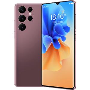 Smartphone Unlocked Cell Phones S22 Ultra 6.7in HD Screen The Black Phone 2GB/16GB Android 10 Straight Talk Phone 5000mAh 128GB Extension Dual Sim Boost Mobile Phones Telefonos (Gold)