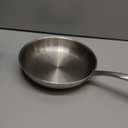 5-ply Stainless Steel Frying Pan 10inch, Full 5-Ply Clad Construction Professional Grade Pan, Brushed Finish, Induction Cooking Pan, Oven Safe, Dishwasher Safe