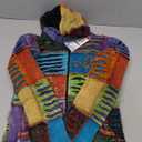 Shopoholic Fashion Women Embroidery Slashed Knee Length Jacket (Small, Multicoloured)