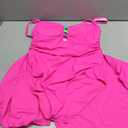 Zilcremo Swim Dress for Women Tummy Control One Piece Swimsuit Wrap Swimdress Square Neck Skirted Bathing Suit Swimwear (Pink, XL)