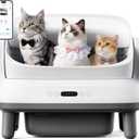 Happypaw XXXL Open-Top Automatic Self Cleaning Litter Box for Multiple Cats