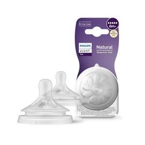 Philips AVENT BPA Free Natural Fast Flow Nipples, 2-Pack