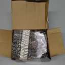 100 Pcs Clothespins Laundry Chip Clips - Durable Stainless Steel Clothes Pins,Heavy Duty Clamp Metal Wire Clothes Pegs with One Storage Bag & 2 Hooks,for Outdoor Clothesline Home Kitchen Office