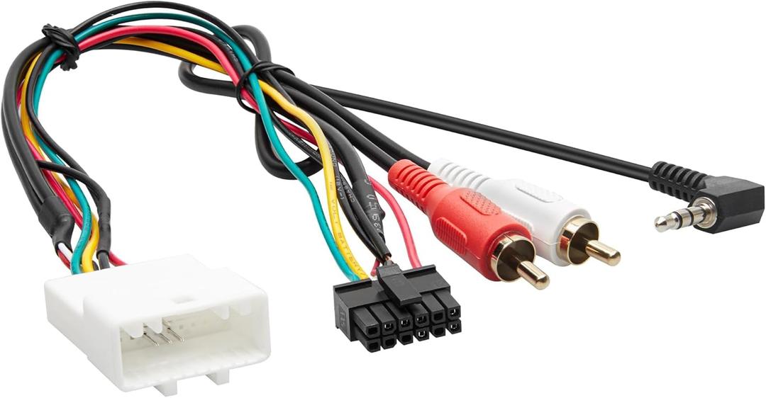 RED WOLF Steering Wheel Control Wire Harness with RCA 20-Pin Connector for Toyota 2003-2011 Camry, 2004-2012 Highlander, Lexus 2002-2003 ES330, 2003-2009 GX470 OEM SWC Retain Add-on Aftermarket Radio
