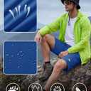 MAGCOMSEN Men's Workout Gym 9" Shorts Quick Dry Lightweight Summer Casual Athletic Hiking Shorts for Men with 3 Pockets (Blue)