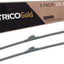 TRICO Gold 28" + 28" Premium Automotive Replacement Windshield Wiper Blades (Set of 2), Passenger and Driver Side All-Weather Beam Wiper Blades for Select Vehicle Models (28" + 28" Pair Pack)