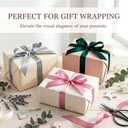 7 Colors Rainbow Ribbon Solid Color Assortment, 22m Each Double Face Satin Ribbon for Gift Wrapping, Colored Ribbons Bulk for Wedding/Hair Bows/DIY Crafts/Holiday/Wreath/Balloon/Bouquet (#7C)