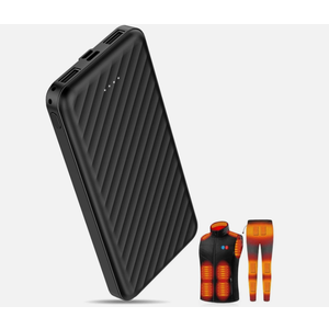 Chhid 5V 2A Heated Vest Battery Pack,Pocket Size 10000mah Power Bank for Heated Jacket,Heated Clothing/Coat,Heated Seat/Chair,Heated Hoodies,USB Heated Blanket.