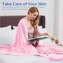 Topcee Cooling Blanket, Summer Cooling Blankets for Hot Sleepers, Arc-Chill Q-Max>0.5 Cool Fiber, Oeko-TEX 100% Certified, Soft, Breathable, Double-Side Bed Throw,Keep Cool for Adults Kids 90"x90"