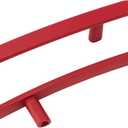 3" 3.78" 5" Red Drawer Pulls Kitchen Cabinet Handles Dresser Pull Handles 76 96 128mm (4, 3 inch Hole Centers)